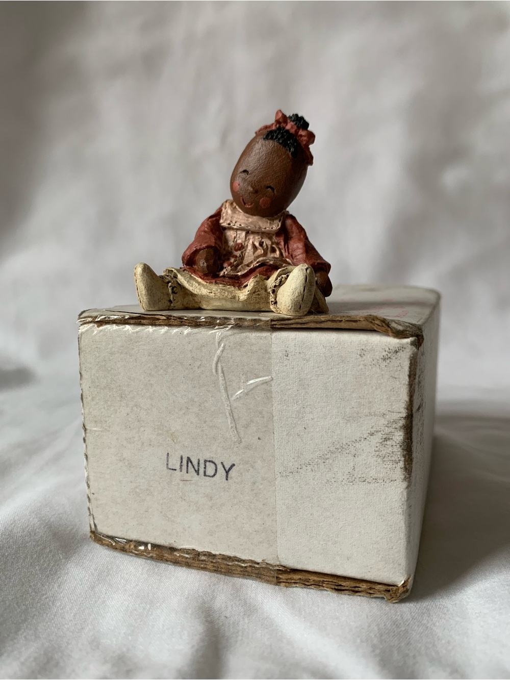 “Lindy” All God’s Children by Martha Holcombe. Ragdoll figurine. Original box.